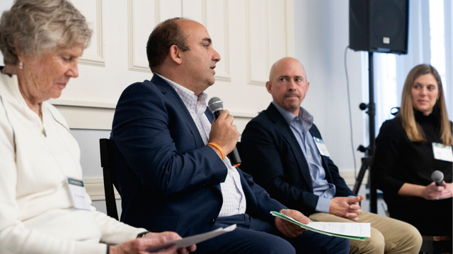 Future of Work panel at Boston Dartmouth for Life event in Boston.