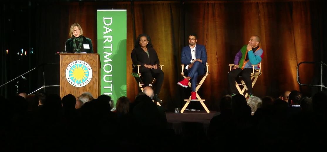 Screenshot of panelists at American Story Through the African American Lens
